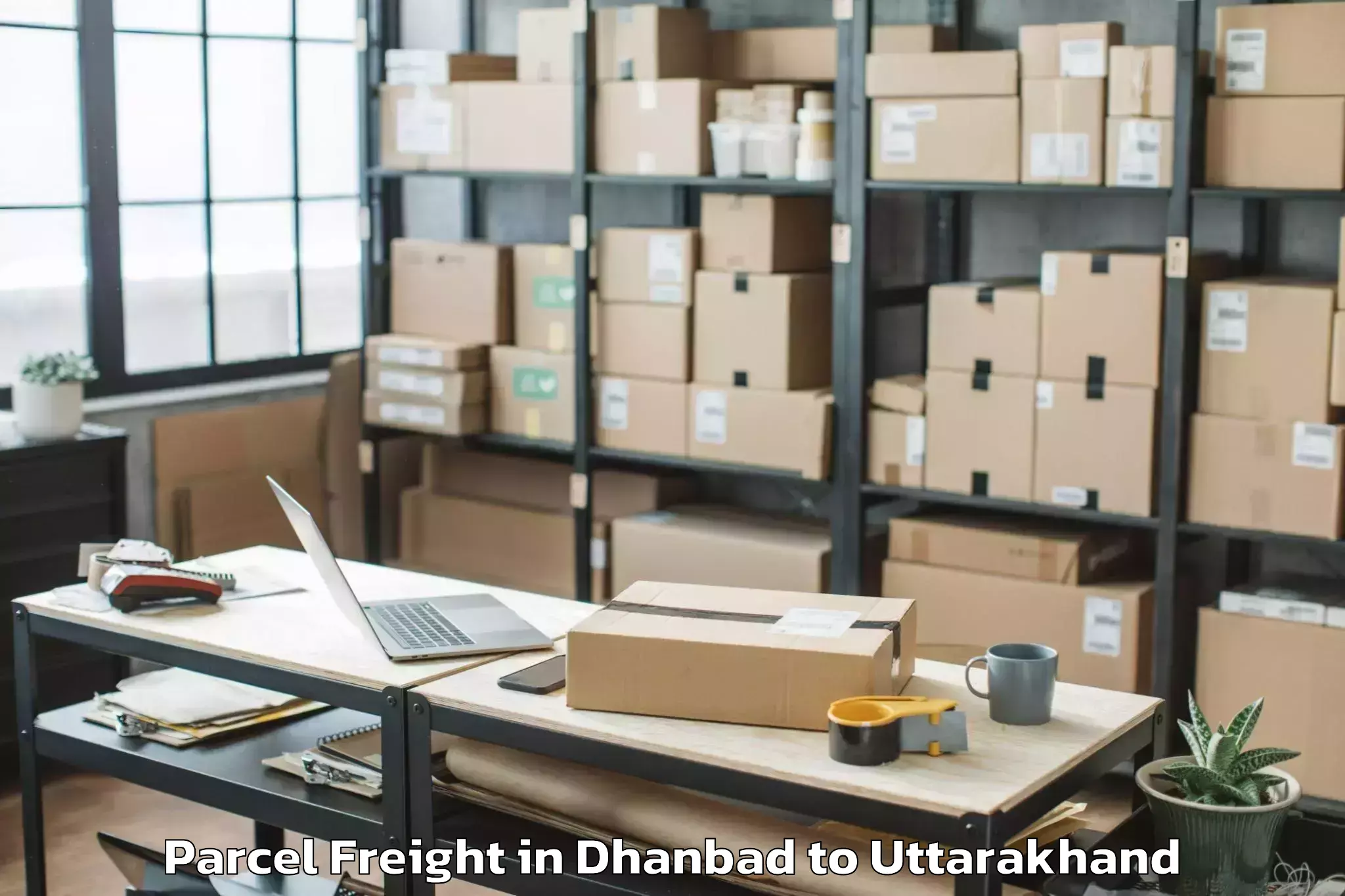 Leading Dhanbad to Shri Guru Ram Rai University D Parcel Freight Provider